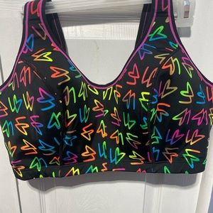 Sport by Cacique( Lane Bryant) Multi colored Sports workout bra